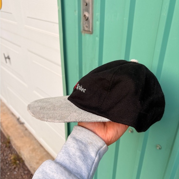 Vintage CIMENT QUEBEC strapback hat grey black - Picture 5 of 6